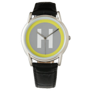 Helipad-tecken Armbandsur