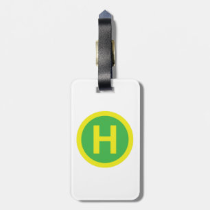 Helipad-tecken Bagagebricka