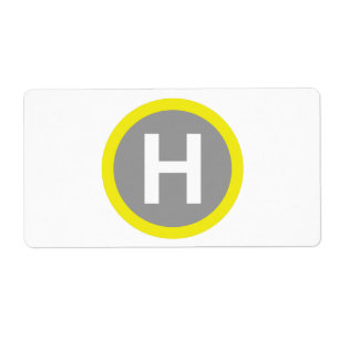 Helipad-tecken Fraktsedel