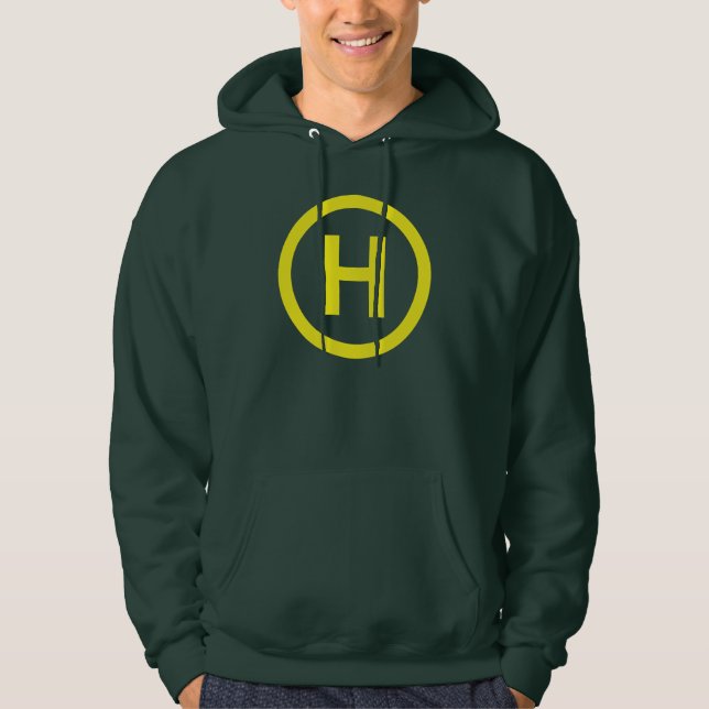 Helipad-tecken Hoodie (Framsida)