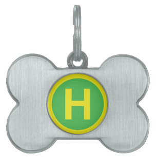 Helipad-tecken ID-bricka Husdjur