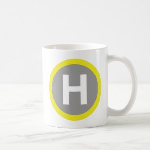 Helipad-tecken Kaffemugg