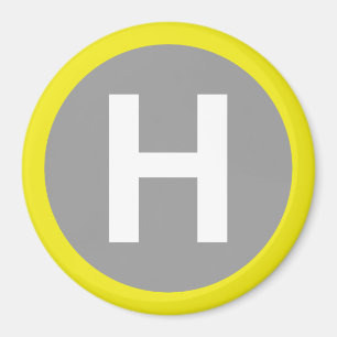 Helipad-tecken Magnet