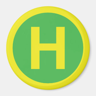 Helipad-tecken Magnet