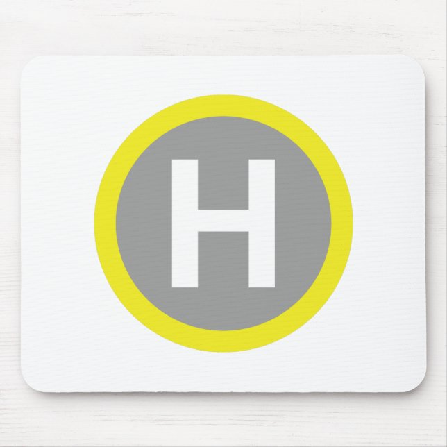 Helipad-tecken Musmatta (Framsidan)