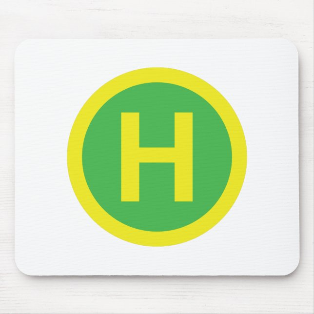 Helipad-tecken Musmatta (Framsidan)