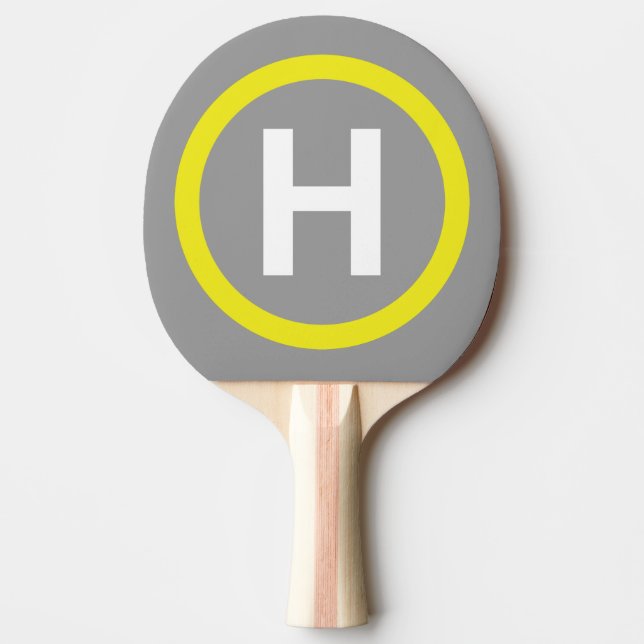 Helipad-tecken Pingisracket (Framsidan)