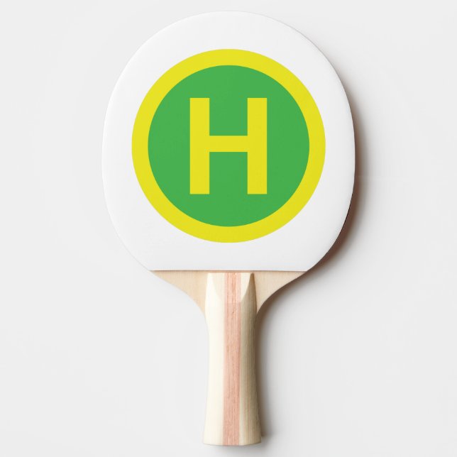 Helipad-tecken Pingisracket (Framsidan)