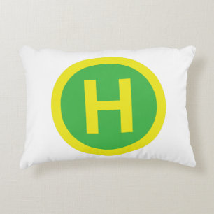 Helipad-tecken Prydnadskudde