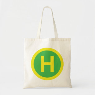 Helipad-tecken Tygkasse