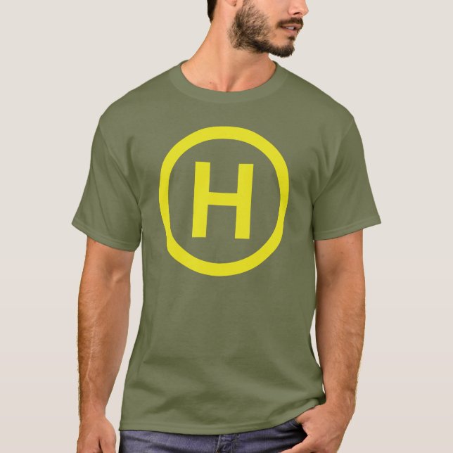 Helipaden undertecknar t-shirt (Framsida)