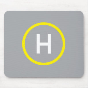 HelipadMousepad grå färg Musmatta