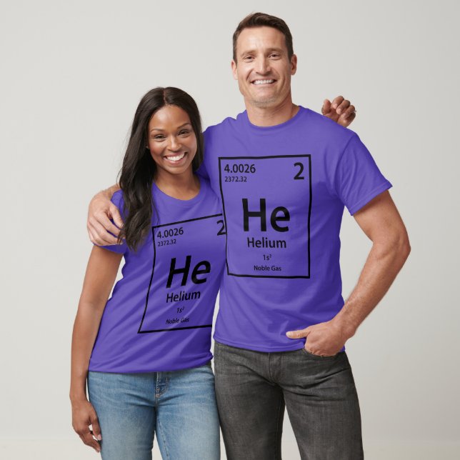 Helium Inslag (svart) T-Shirt (Unisex)