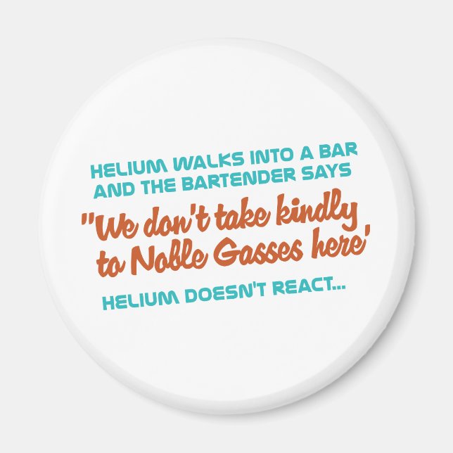 Helium reagerar inte magnet (Framsidan)
