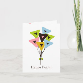 HeliumHamantaschen Purim kort