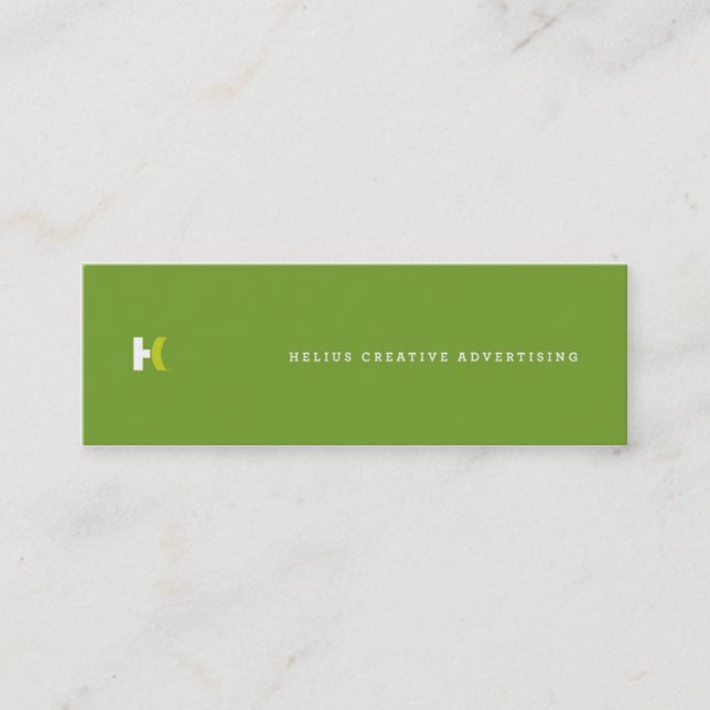 Helius kreativ:: Sociala nätverkandesmalakort Mini Visitkort (Framsida)