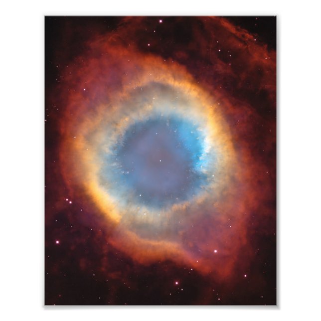 Helix Nebula by Hubble Fototryck (Framsidan)