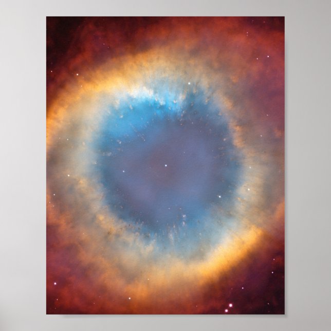 Helix Nebula by Hubble Poster (Framsidan)