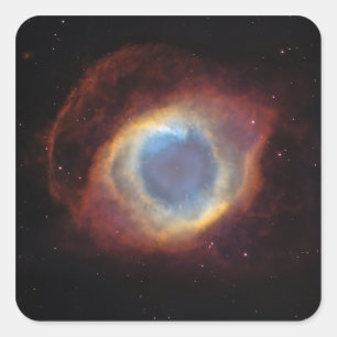 Helix Nebula Fyrkantigt Klistermärke