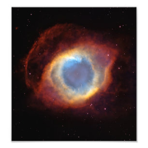 Helix Nebula (Hubble Telescope) Fototryck