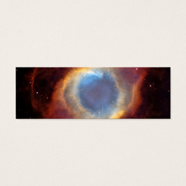 Helix Nebula (Hubble Telescope) Litet Visitkort (Framsidan)