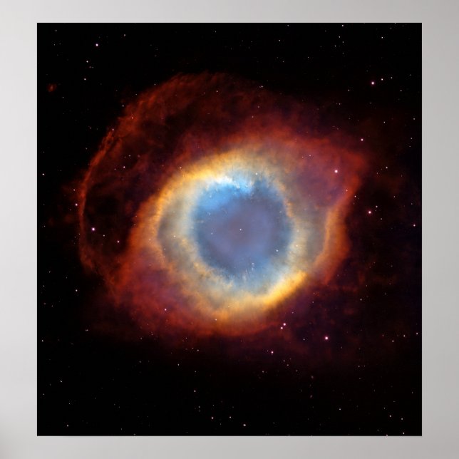 Helix Nebula (Hubble Telescope) Poster (Framsidan)