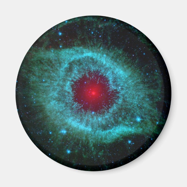 Helix Nebula InfrRED Spitzer Magnet (Framsidan)