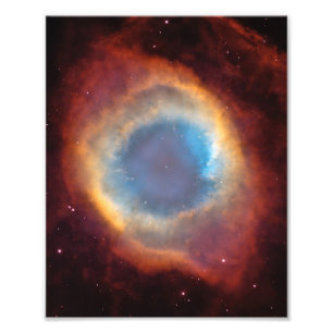 Helix Nebula med Hubble Fototryck