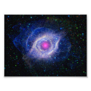 Helix Nebula NASA Lila Fototryck