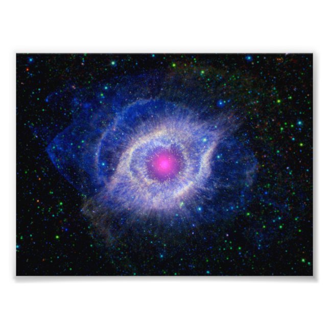 Helix Nebula NASA Lila Fototryck (Framsidan)