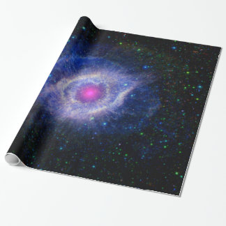 Helix Nebula NASA rymdastronomi Lila Presentpapper