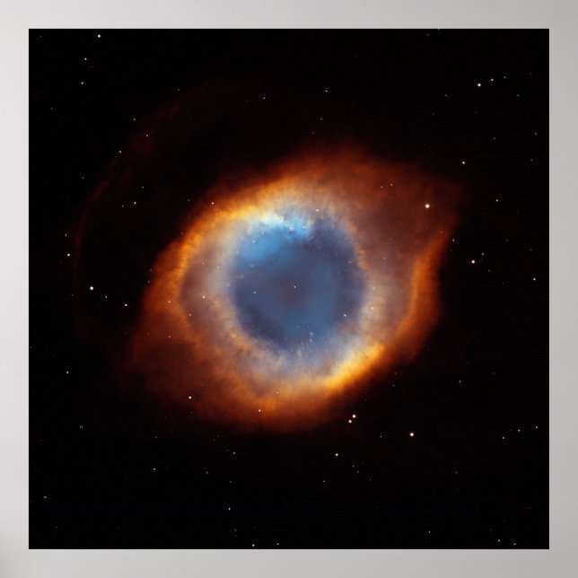 Helix Nebula "Öga of God" Hubble Telescope Poster (Framsidan)