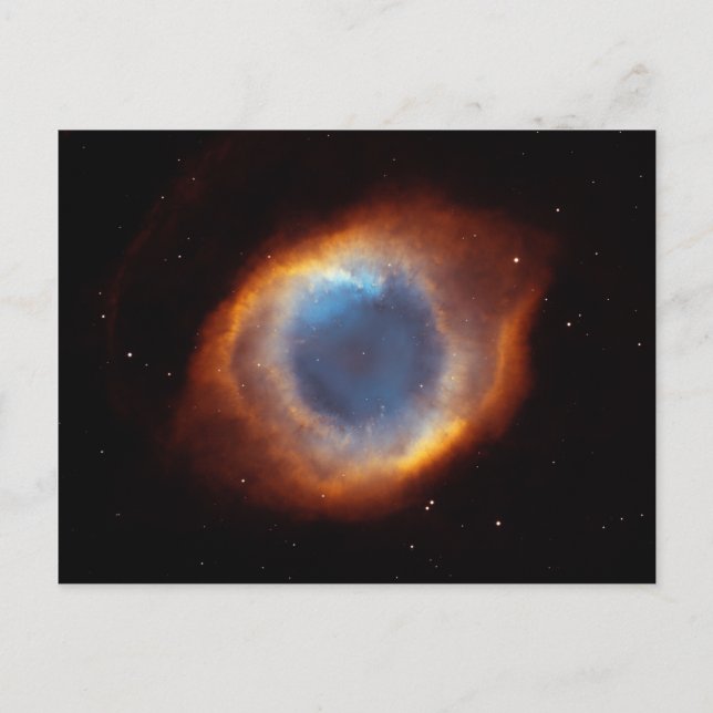 Helix Nebula "Öga of God" Hubble Telescope Vykort (Framsida)