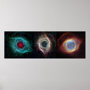 Helix Nebula Ögon 36 x 12 (36 x 12) Poster