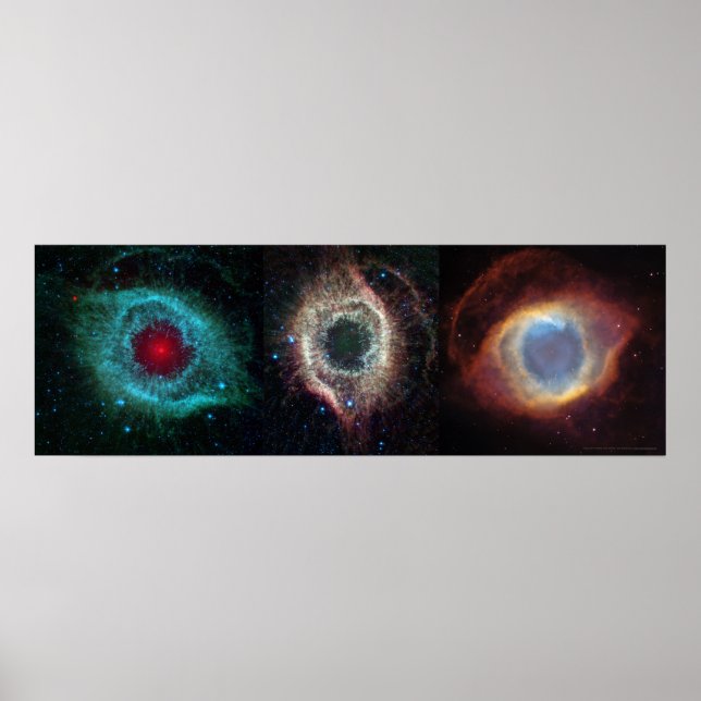 Helix Nebula Ögon 36 x 12 (36 x 12) Poster (Framsidan)