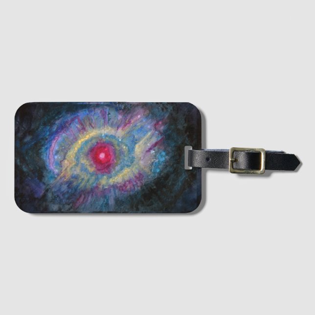 Helix Nebula Rymden Luggage Tag Bagagebricka (Framsida horisontal)