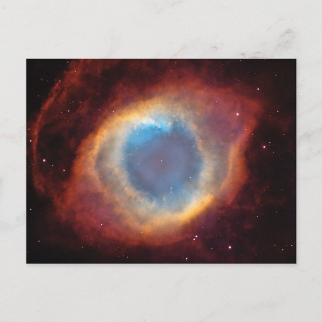 Helix Nebula Space Photo Vykort (Framsida)