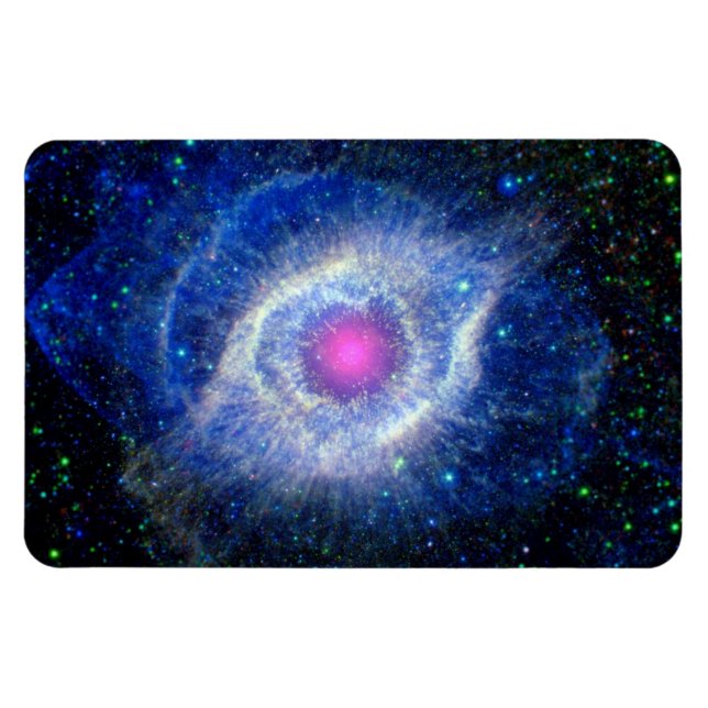 Helix Nebula Ultraviolet Öga i Guds rymdfoto Magnet (Horisontell)