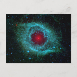 Helix Nebula, vackra stjärnor i Galaxy Vykort