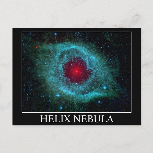Helix Nebula - vår framtid på 5 miljarder år Vykort (Framsida)
