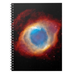 Helix planetariska nebulosan NGC 7293 - Guds öga Anteckningsbok Med Spiral