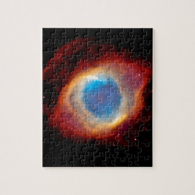 Helix Planetary Nebula NGC 7293 - Guds Öga Pussel (Vertikal)