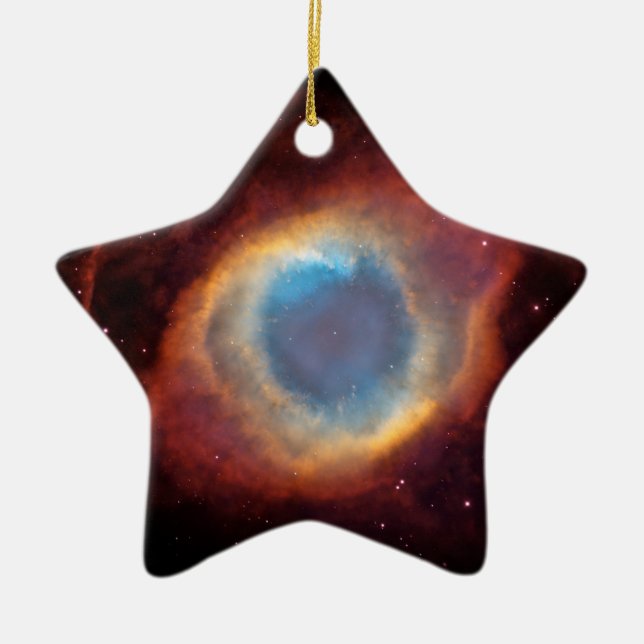 Helixnebulosan Julgransprydnad Keramik (Framsidan)