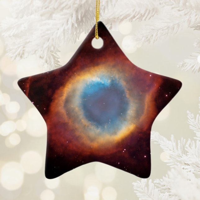 Helixnebulosan Julgransprydnad Keramik (Helix Nebula Ceramic Ornament)