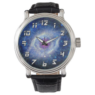 Helixnebulosan Ultraviolett Guds öga Rymdfoto Armbandsur