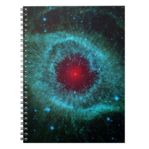 Helixnebulosan, vackra stjärnor i galaxen anteckningsbok