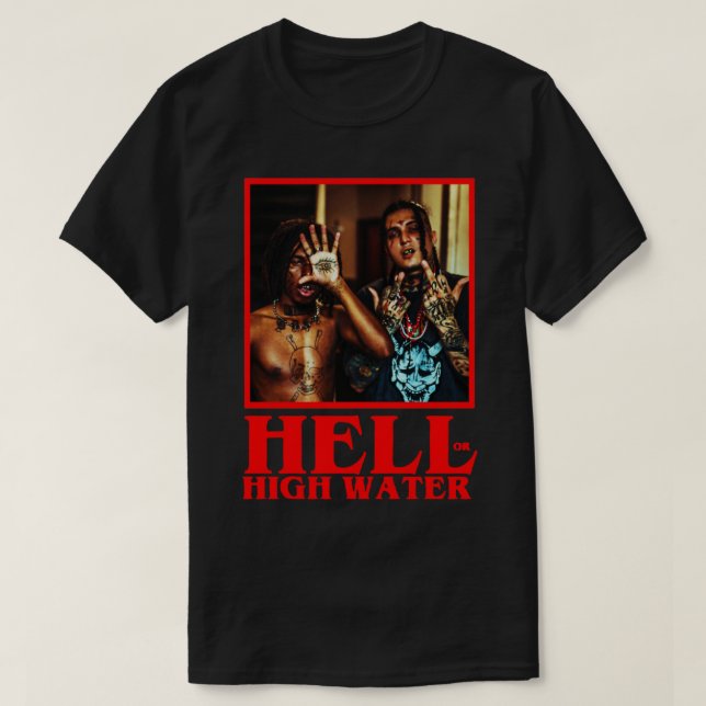 HELL HIGH WATER Active T-Shirt (Design framsida)