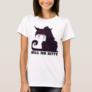 HELL NO KATTUNGE, lustiga T-shirts