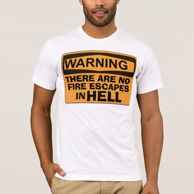 HELL-tröjor, kristna T Shirt (Framsida)