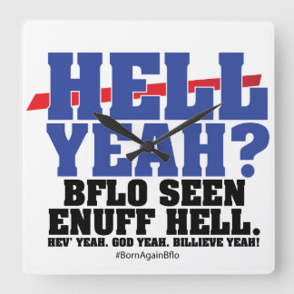 HELL YEAH? FYRKANTIG KLOCKA